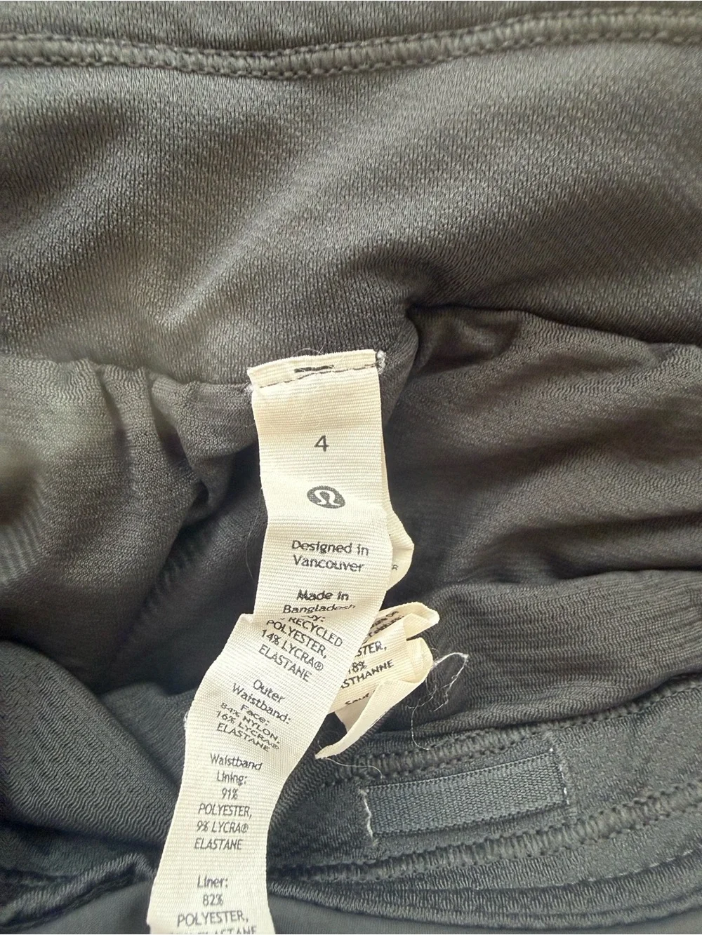 Lululemon Women's Floral-Print Active Shorts - Black Waistband
